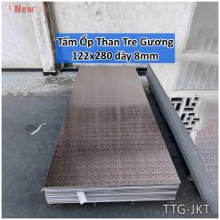 Tấm Ốp Than Tre Độ Dày 8mm -Mã JKT