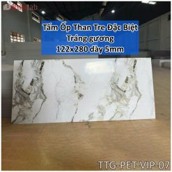 Tấm Ốp Than Tre Bóng Gương  Độ Dày 5mm -Mã PET-VIP-07