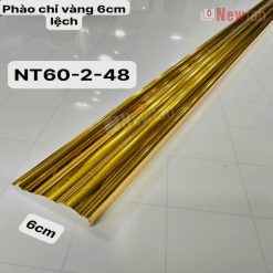 Phào Chỉ -Mã Phào Chỉ Nhựa PS Vàng Bóng 6cm NT60-2-48