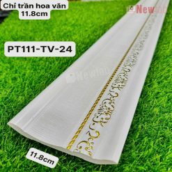 Phào Chỉ -Mã Phào Chỉ Trần Nhựa PS Hoa Văn 11.8cm PT111-TV-24