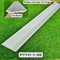 Phào Chỉ -Mã Phào Cổ Trần Nhựa PS Trắng 11.8 PT111-1-28