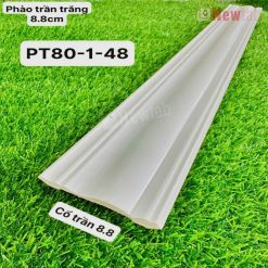 Phào Chỉ -Mã Phào Cổ Trần Nhựa PS Trắng 8.8cm PT80-1-48