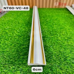 Phào Chỉ -Mã Phào Lệch Nhựa PS Trắng Chỉ 6cm NT60-VC-48