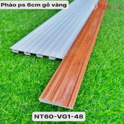 Phào Chỉ -Mã Phào Nhựa PS Gỗ Vàng 6cm NT60-VG1-48