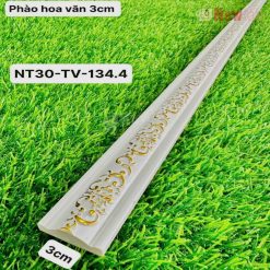Phào Chỉ -Mã Phào Nhựa PS Hoa Văn 3cm NT30-TV-134.4