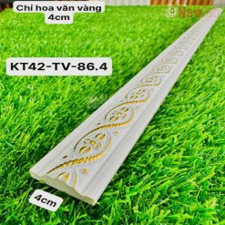 Phào Chỉ -Mã Phào Nhựa PS Hoa Văn 4cm KT42-TV-86.4