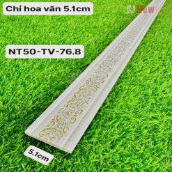 Phào Chỉ -Mã Phào Nhựa PS Hoa Văn 5.1cm NT50-TV-76.8