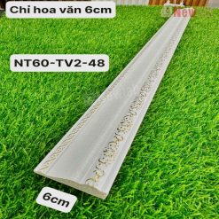 Phào Chỉ -Mã Phào Nhựa PS Hoa Văn 6cm NT60-TV2-48