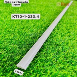 Phào Chỉ -Mã Phào Nhựa PS Trắng Cân 1.6cm KT10-1-230.4