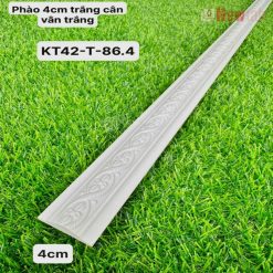 Phào Chỉ -Mã Phào Nhựa PS Trắng Cân 4cm KT43-T-86.4