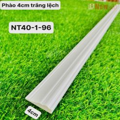 Phào Chỉ -Mã Phào Nhựa PS Trắng Lệch 4cm NT40-1-96