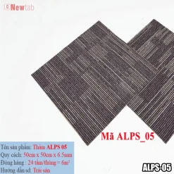 Thảm Trải Sàn  ALPS Mã  ALPS-05