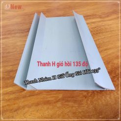 Thanh Nhôm H Giữ Ống Gió Hồi 135°