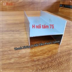 Thanh Nhôm H Nối Tấm Panel 75mm