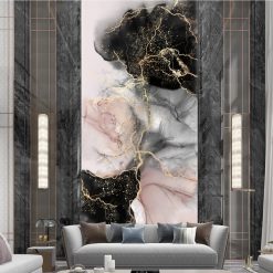 Tranh Tráng Gương Vân Đá Độc Quyền -Mã VD-N25