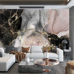 Tranh Tráng Gương Vân Đá Độc Quyền -Mã VD-N25B