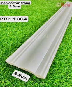 Phào Chỉ -Mã Phào Cổ Trần Nhựa PS Trắng 9.9cm PT91-1-38.4