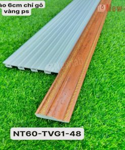 Phào Chỉ -Mã Phào Nhựa PS Chỉ Gỗ Vàng 6cm NT60-tvg1-48