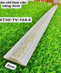 Phào Chỉ -Mã Phào Nhựa PS Chỉ Hoa Văn 3cm KT30-TV-134.4