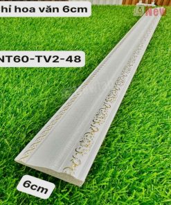 Phào Chỉ -Mã Phào Nhựa PS Chỉ Hoa Văn 6cm NT60-TV2-48