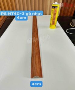 Phào Chỉ -Mã Phào Nhựa PS Gỗ Nhạt 4cm NT40-3