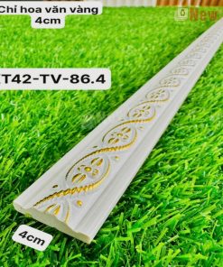 Phào Chỉ -Mã Phào Nhựa PS Hoa Văn 4cm KT42-TV-86.4