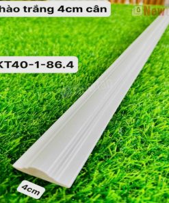 Phào Chỉ -Mã Phào Nhựa PS Trắng Cân 4cm KT40-1-86.4