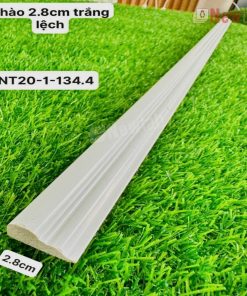 Phào Chỉ -Mã Phào Nhựa PS Trắng Lệch 2.8cm NT20-1-134.4
