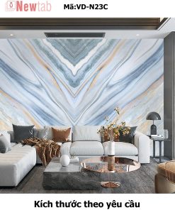 Tranh Tráng Gương Vân Đá Độc Quyền -Mã VD-N23C