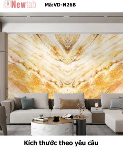 Tranh Tráng Gương Vân Đá Độc Quyền -Mã VD-N26B