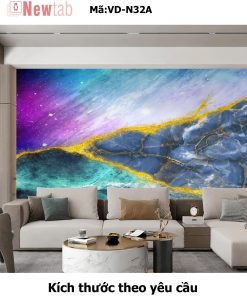 Tranh Tráng Gương Vân Đá Độc Quyền -Mã VD-N32A