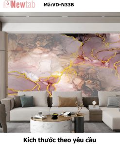 Tranh Tráng Gương Vân Đá Độc Quyền -Mã VD-N33B