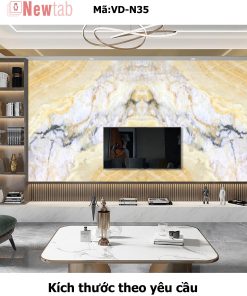 Tranh Tráng Gương Vân Đá Độc Quyền -Mã VD-N35