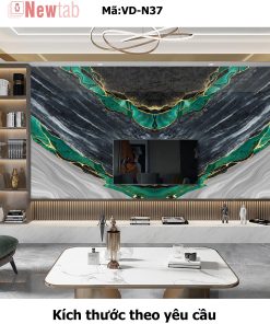 Tranh Tráng Gương Vân Đá Độc Quyền -Mã VD-N37