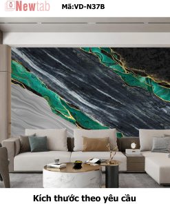 Tranh Tráng Gương Vân Đá Độc Quyền -Mã VD-N37B