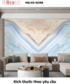 Tranh Tráng Gương Vân Đá Độc Quyền -Mã VD-N39B