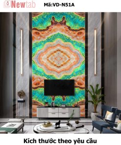 Tranh Tráng Gương Vân Đá Độc Quyền -Mã VD-N51A