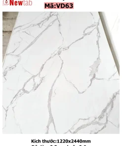 Tấm Nhựa PVC Vân Đá mã – VD63