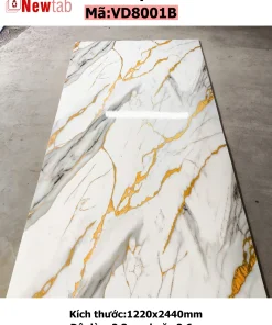 Tấm Nhựa PVC Vân Đá mã – VD8001B