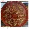 Mâm Trần Hoa Văn Phù Điêu Nhựa Pu Mã GỖ - SG82037 D83