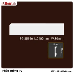 Phào Tường  Hoa Văn Phù Điêu Nhựa PU Mã SG85166 2400x80