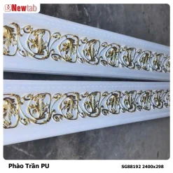 Phào Trần Hoa Văn Phù Điêu Nhựa PU Mã SG88192 2400x298