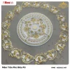 Mâm Trần Hoa Văn Phù Điêu Nhựa Pu Mã VÀNG - SG82015 D67