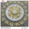 Mâm Trần Hoa Văn Phù Điêu Nhựa Pu Mã VÀNG - SG82037 D83