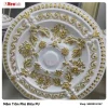 Mâm Trần Hoa Văn Phù Điêu Nhựa Pu Mã Vàng- SG82015 D67