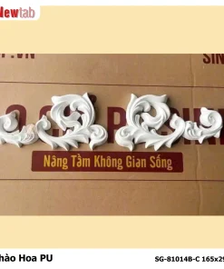 Phào Hoa Văn Phù Điêu Nhựa PU Mã SG-81014B-C 165x298x30