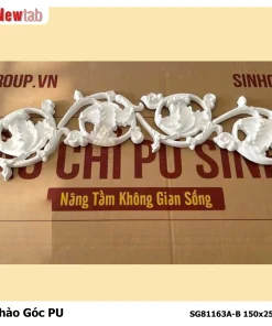 Phào Góc Hoa Văn Nhựa PU Mã SG81163A-B 150x255x20
