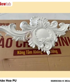 Phào Hoa Văn Phù Điêu Nhựa PU Mã SG85026A-K 382x872