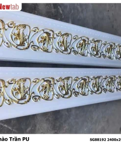 Phào Trần Hoa Văn Phù Điêu Nhựa PU Mã SG88192 2400x298